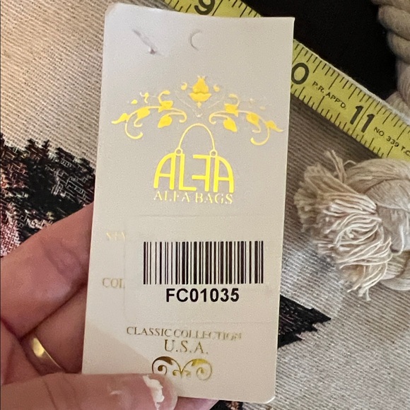 (0336) Owl PrintTote Bag - Cream Color - Picture 4 of 5